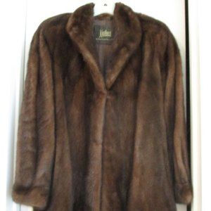 Koslow's Vintage Brown Mink Jacket Excellent Condition! Size 10-12